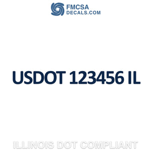 illinois usdot decals